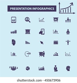 presentation infographics icons