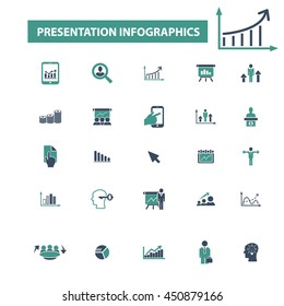 presentation infographics icons