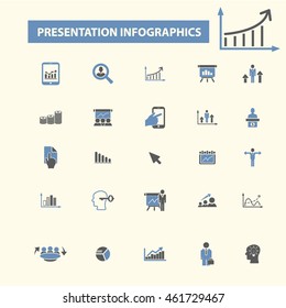 presentation infographics icons