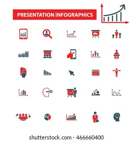 presentation infographics icons