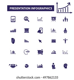 presentation infographics icons