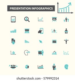 presentation infographics icons
