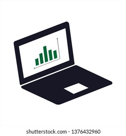 presentation laptop icon