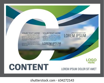 Presentation layout design template. Annual report cover page. Modern background. illustration vector artwork