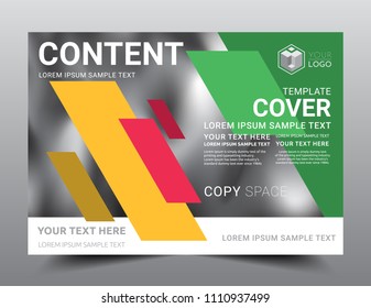 Presentation layout design template, Business Financial for background, Rasta color, Flat style vector illustration artwork.