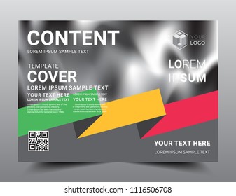 Presentation layout design template, Business Financial for background, Rasta color, Flat style vector illustration artwork.