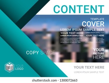 Presentation layout design template. Business Financial for background, Fold leaflet, Flyer, Magazine, Annual report, Book Cover, Flat style vector illustration artwork A4 size.