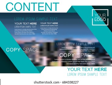 Vector Brochure Flyer Template Magazine Cover Stock Vector (Royalty ...