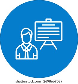 Estilo de Círculo de Cor da Linha de Apresentação