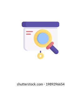 Presentation  Line Icon Isolated On White Background