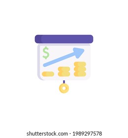 presentation  Line Icon Isolated On White Background