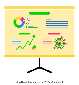 presentation marketing planning vector art, business plan strategy, business analytics