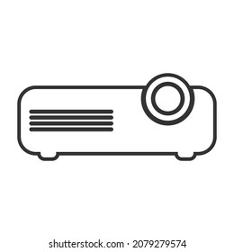 Presentation media projector icon. simple vector icon EPS10