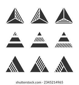 presentation minimalist icon design collection