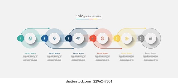 Presentation modern business infographic template design