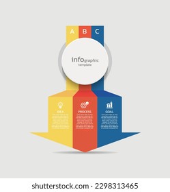 Presentation modern business infographic template design
