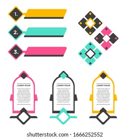 Presentation Name Bar And Infographic
