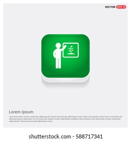 Presentation on Save the plant icon