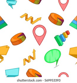 Presentation pattern. Cartoon illustration of presentation vector pattern for web