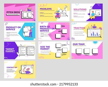 Vorlage oder Broschüren-Leitfaden-Slide-Kollektion für Geschäftsberichte oder Unternehmensbereiche.