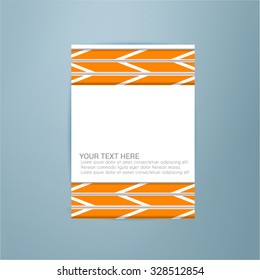 Presentation of Poster/flyer design content background. editable vector illustration