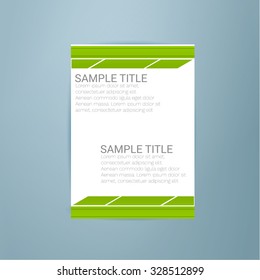 Presentation of Poster/flyer design content background. editable vector illustration