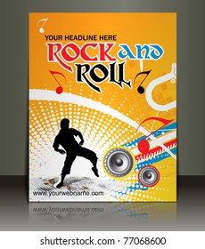 Presentation of Poster/flyer design content background. editable vector illustration