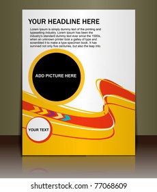 Presentation of Poster/flyer design content background. editable vector illustration