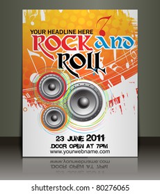 Presentation of Poster/flyer design content background. editable vector illustration