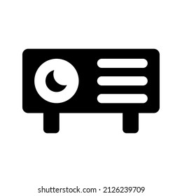 Presentation projector icon.film  (vector illustration)