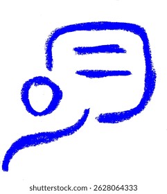 Presentation Related Icon Crayon Chalk Drawing Vector
