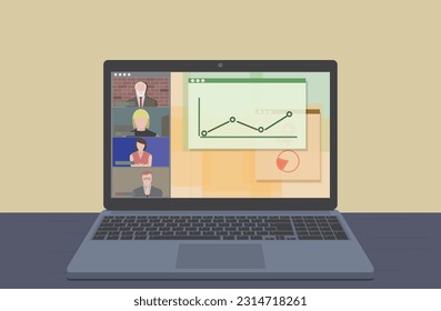 presentation of results through videoconference