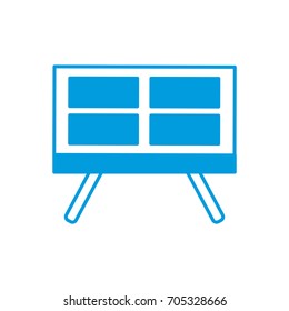 presentation screen board for business empty paper