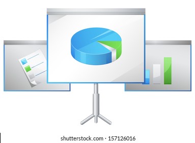 Presentation Screen - Illustration