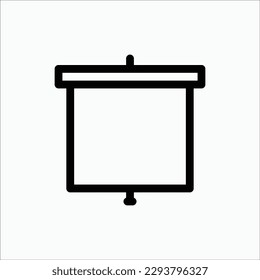 presentation, screen, learning icon, isolated icon in light background, perfect for website, blog, logo, graphic design, social media, UI, mobile app