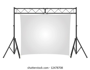 presentation screen vector