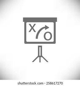 presentation sign icon