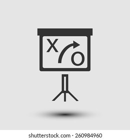presentation sign icon