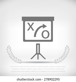 presentation sign icon