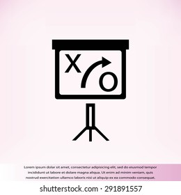 presentation sign icon