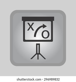 presentation sign icon