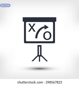 presentation sign icon