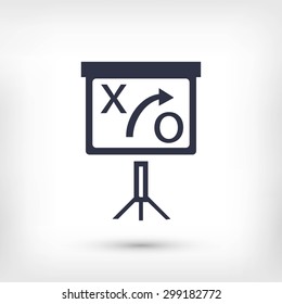 presentation sign icon