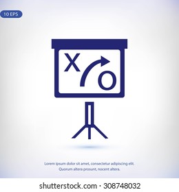 presentation sign icon