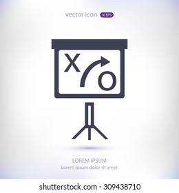 presentation sign icon