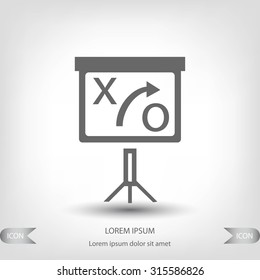 presentation sign icon