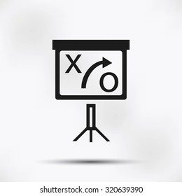 presentation sign icon