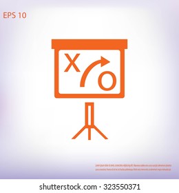 presentation sign icon