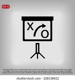 presentation sign icon