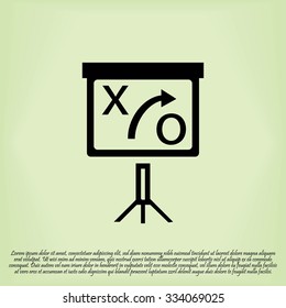 presentation sign icon
